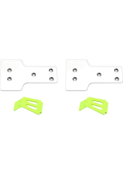 2x 12428-0364 Ön Alt Koruma Alüminyum Sac ve Ön Tampon Wltoys 12428 12427 Rc Araba Yedek Parçaları (Yurt Dışından)