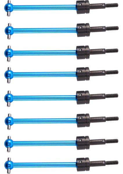 8 Pcs Metal Evrensel Sürücü Şaft Cvd (64MM) Tamiya DT03 TT02B TT-02B Rc Araba Yükseltme Parçaları Aksesuarları (Yurt Dışından)