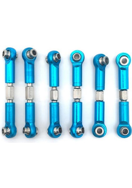 18PCS Ayarlanabilir Metal Bağlantı Çekme Çubuğu Ön /arka Servo Bağlantısı Wltoys Için A949 A959 A969 A979 K929 Kırmızı (Yurt Dışından) fırsatları