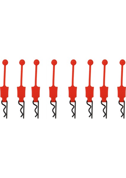 8pcs Lastik Araba Gövdesi Klipsli Tutucu Kabuk 1/10 Arrma Senton Granit Typhon Traxxas Eğik Udd 1 (Yurt Dışından)