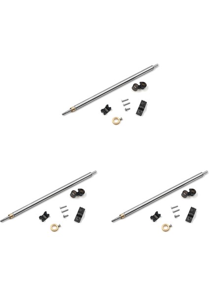 3x FT011-12 Çelik Tüp Boru Montajı Metal Şaft Yedek Parçalar Feılun FT011 Rc Tekne Speedboat Aksesuarları (Yurt Dışından)