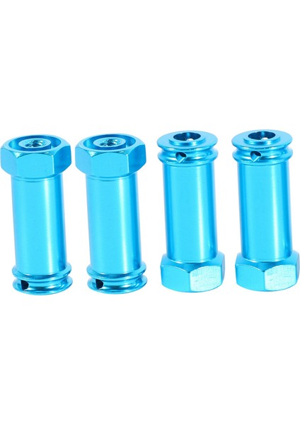 8x Alüminyum 12MM Altı Hub 24MM Uzatma Adaptör Tekerlek Ara Spacer Generater 1/18 Wltoys A959 Yükseltme Parçaları Rc Car Mavi (Yurt Dışından) fırsatları