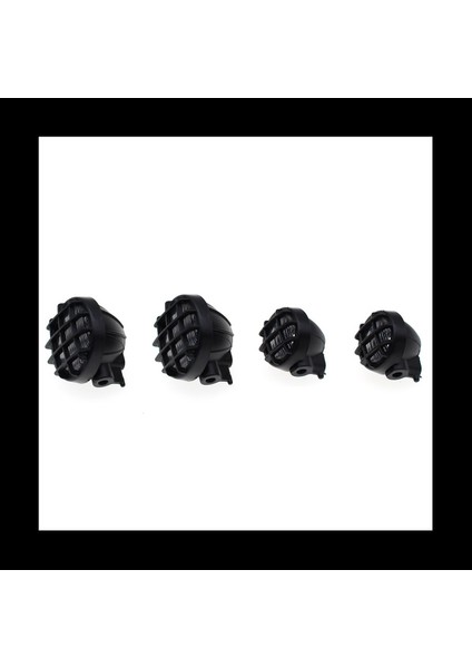 1 10 Rc Için 2x Rc Araç Yuvarlak Ahbaja / Işık Kapak (Yurt Dışından) fiyatları