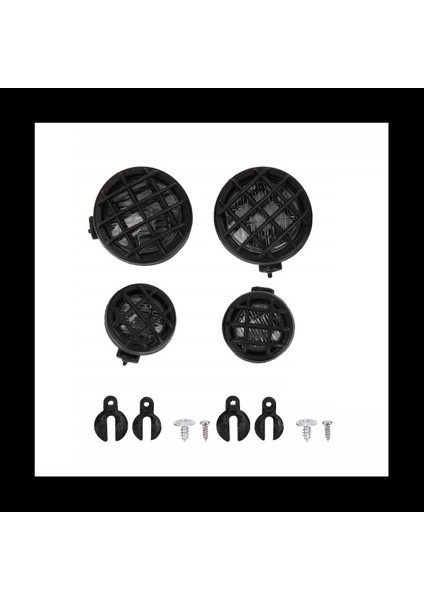 1 10 Rc Için 2x Rc Araç Yuvarlak Ahbaja / Işık Kapak (Yurt Dışından) fırsatları