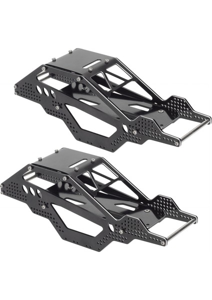 Eksenel SCX24 90081 Için 2x Metal Şasi Çerçevesi Vücut Kabuğu 1/24 Rc Paletli Yükseltme Parçaları Araç Aksesuar (Yurt Dışından)