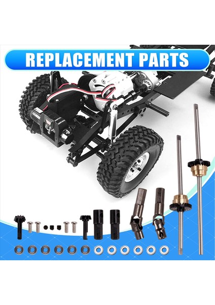 Rc Car Yükseltme Diferansiyel Kiti Wpl C14 C24 Mn D90 4WD Rc Araba Yükseltme Parçaları (Yurt Dışından) indirimleri