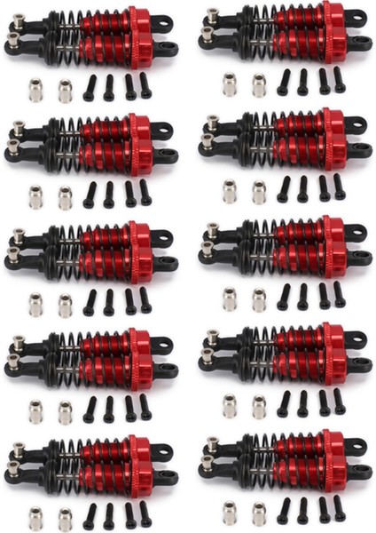 20 Adet Yağ Ayarlanabilir 65MM Şok Emici Damper Rc Araba 1/18 Wltoys A959 A969 Hpı Hsp Traxxas Losi Tamiya (Yurt Dışından)