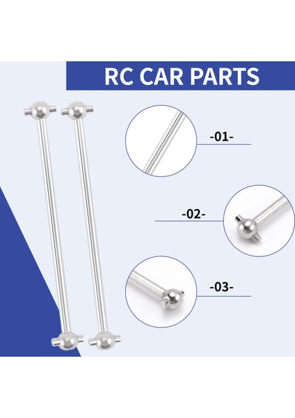 Wltoys Için 40 Pcs 144001 1/14 Rc Araba Yedek Parçaları 144001-1281 Arka Köpek Kemiği (Yurt Dışından) fırsatları