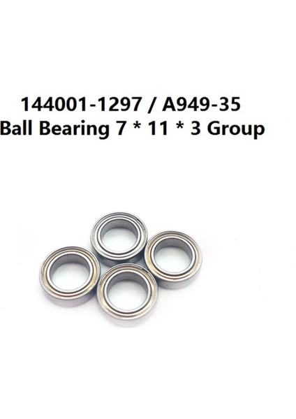 12X 144001-1297 Wltoys Için Yatak 144001 1/14 4WD Rc Araba Yedek Parçalar Yükseltme Aksesuarları 7X11X3 (Yurt Dışından) modelleri