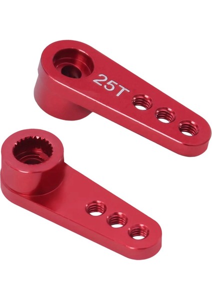 25T Alüminyum Alaşım Rc Araba Direksiyon Servo Boynuz Kolu 1/10 1/8 Rc Araba Palet Parçaları Kırmızı (Yurt Dışından) indirimleri