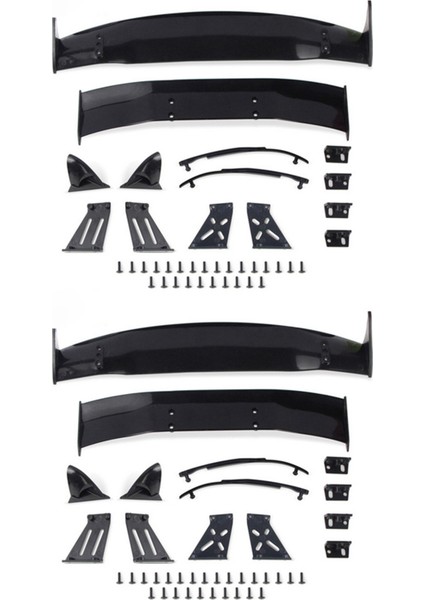 1/10 Rc Için 2x Yarış Drift Araba Arka Kanatlar Drift Yol Vücut Gövde Kanadı Evrensel Parçalar Aksesuarlar (Yurt Dışından)