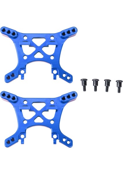2pcs Metal Şok Kulesi A2504 Remo Hobby Smax 1621 1625 1631 1635 1651 1655 1/16 Rc Araba Yükseltme Parçaları Mavi (Yurt Dışından)