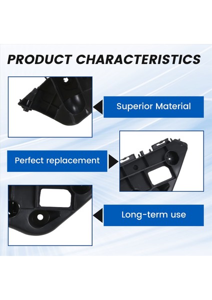 2013 - 2019 Toyota Rav4 Ön Tampon Braket Tutucuları Için 2 Adet (Yurt Dışından) modelleri