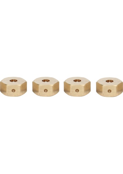 8pcs Pirinç 12MM Altı Tekerlek Hub Adaptörü YK4102 YK4103 YK4082 YK6101 Yıkong Rc Prwler Araç Isimleri Parçaları (Yurt Dışından) indirimleri