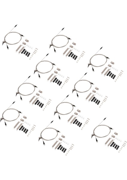 10X Rc Araç Modifiye Parça Çelik Halat 1/10 Rc Prıgler Traxxas Trx-4 Trx4 Eksenel SCX10 D90 D110 (Yurt Dışından)