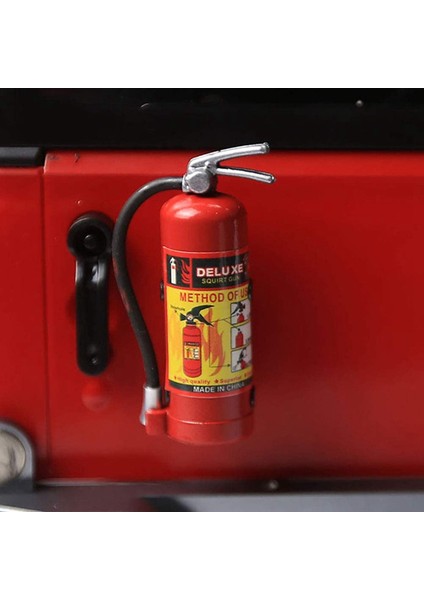 4x Rc Dekorasyon Metal Mini Yangın Söndürücü 1/10 Rc Prıgler Axıal SCX10 90046 Traxxas Trx4 Tamiya D90 Kırmızı (Yurt Dışından) fiyatları