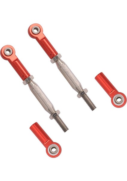 4pcs Metal Ayarlanabilir Direksiyon Bağlantısı Servo Bağlantı Çekme Çubuğu Traxxas Slash 4x4 5807 HQ727 1/10 Rc Araç Yükseltilmiş Parçalar 1 (Yurt Dışından) modelleri