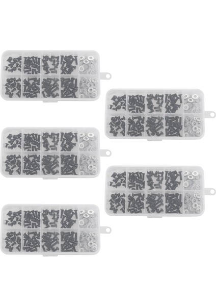 Vidalar 1/10 Hsp Traxxas Taxxas Tamıya Hpı Kyosho D90 SRC10 Uzaktan Kumanda Rc Araç Parçaları 900 Pcs (Yurt Dışından)