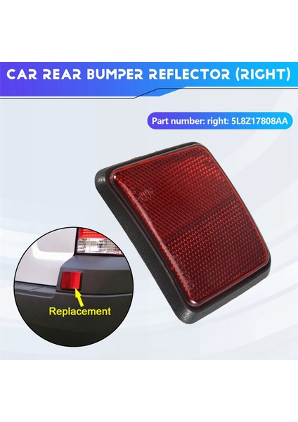 Ford Escape Kuga Maverick 2005-2007 Için Sağ Arka Tampon Reflektörü (Yurt Dışından) fırsatları