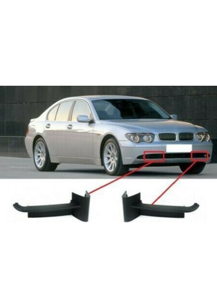 Bmw E65 E66 745I 745LI Için Ön Sol Sağ Tampon Kapağı Izgarası (Yurt Dışından) indirimleri
