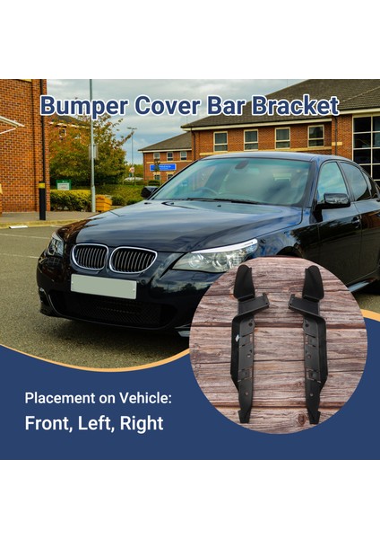 Bmw E60 E61 525I 528I 530I Için Ön Sol Sağ Tampon Braketi Çifti (Yurt Dışından) fırsatları