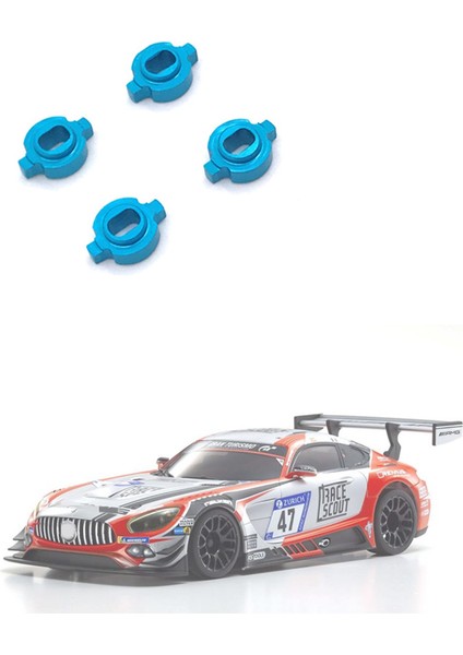 4pcs Metal Bond Değişimi Adaptörü Sivrisinek Rc Arabası Zero-Z Kyosho Mini-Z Mr-03 Tekerlek Hub Awd&#39 De Değişiklik Gümüş (Yurt Dışından) fırsatları