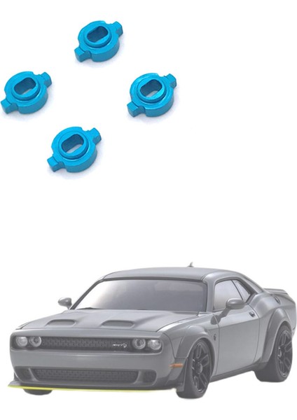 4pcs Metal Bond Değişimi Adaptörü Sivrisinek Rc Arabası Zero-Z Kyosho Mini-Z Mr-03 Tekerlek Hub Awd&#39 De Değişiklik Gümüş (Yurt Dışından) indirimleri