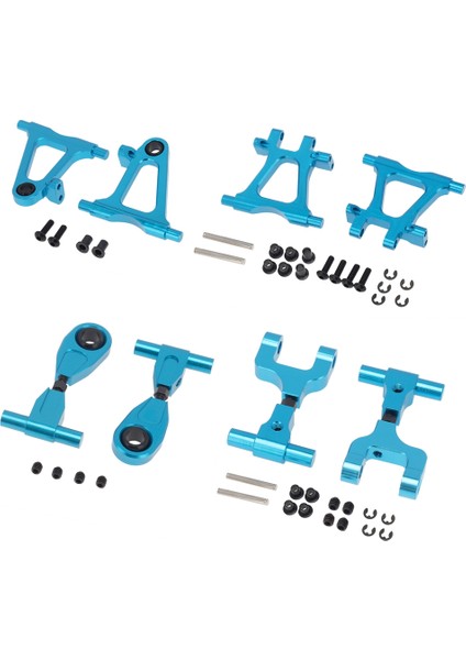 8pcs Metal Ön Arka Üst Alt Süspansiyon Kolları Tamiya Tt-02 TT02 1/10 Rc Araba Yükseltme Parçaları Aksesuarları 2 (Yurt Dışından)