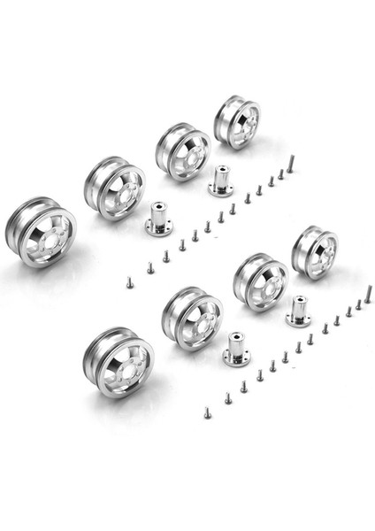 B1 B16 B24 B36 C14 C24 1/16 Wpl Rc Kamyonu Vida ile 8x Metal Yükseltme Şok Geçirmez Tekerlek Hub Kıyısı (Yurt Dışından)