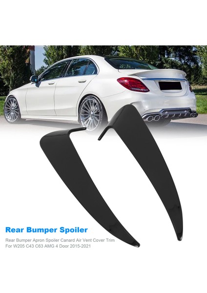 Mercedes Benz W205 C43 C63 Için Arka Tampon Spoyleri Havalandırma Kapağı Döşemesi (Yurt Dışından) fırsatları