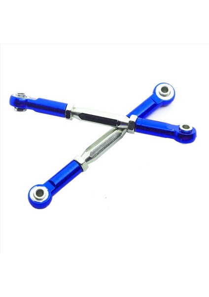 4pcs Metal Ayarlanabilir Direksiyon Bağlantısı Servo Bağlantı Çekme Çubuğu Traxxas Slash 4x4 5807 HQ727 1/10 Rc Araç Yükseltilmiş Parçalar 3 (Yurt Dışından) modelleri