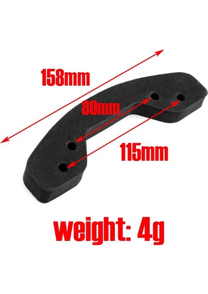 Ön Tampon Sünger Köpüğü Tamiya XV01 Xv-01 FF03 1/10 Rc Araba Yükseltme Parçaları Yedek Aksesuarlar (Yurt Dışından) indirimleri