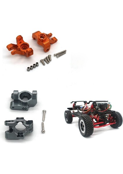 Metal Servo Montaj Bağlantı Çubuğu Çekme Çubuğu 1/12 MN128 MN86S G500 Prıger Off Yol Kablosu Gri (Yurt Dışından) modelleri