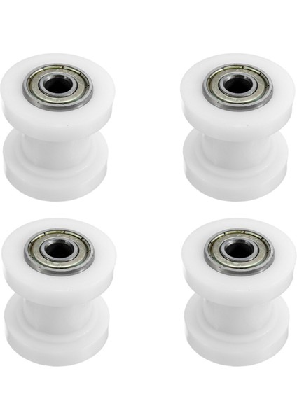 4x Off-Road Motosiklet Retrofit Zincir Kılavuzu Zincir Dişli Zinciri Gerginliği Xr Crf KLX110 (Beyaz) Için Uygun (Yurt Dışından)