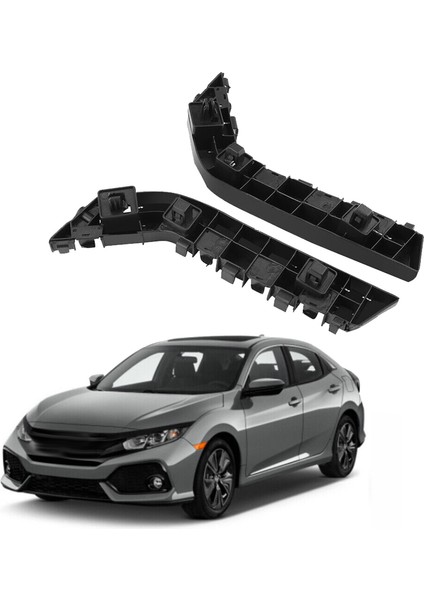 Honda Ön Tampon Braketi Tutucu Montaj Desteği 1 Çift Sol ve Sağ (Yurt Dışından) fırsatları