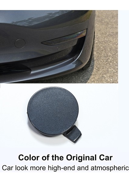 Tesla Model 3 2017-2021 Için Ön Tampon Çekme Kancası Kapağı, Gri (Yurt Dışından) fiyatları