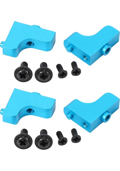 4x Servo Koltuğu 1/18 Rc Araç Parçaları Wltoys A949 A959-B A969-B A979-B Mavi Için Metal Parçalar (Yurt Dışından)