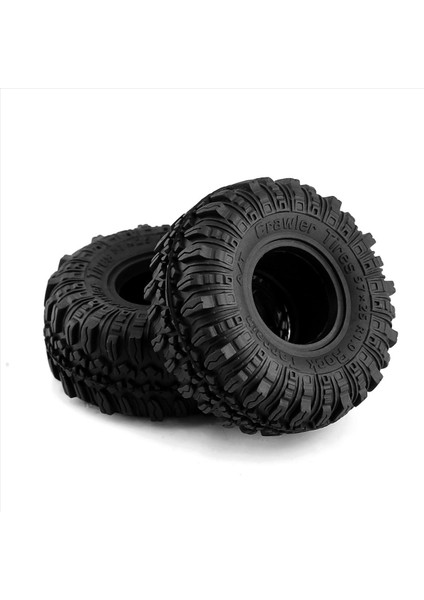 1 0in Yumuşak Kauçuk Tekerlek Lastikleri 25X57MM 1/18 Rc Prıgler Araç Axıal SCX24 TRX4M AX24 (Yurt Dışından) modelleri