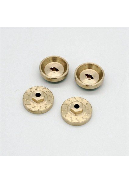 40PCS Ağır Hizmet Tipi Pirinç Tekerlek Hex Adaptör Denge Ağırlığı Eksenel SCX24 90081 Yükseltmeler 1/24 Rc Paletli Araba Parçaları (Yurt Dışından) fırsatları