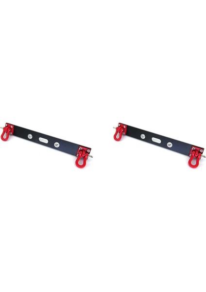 2x Metal Arka Tampon Mn Mn D90 D91 D99S MN90 MN99S 1/12 Rc Araba Yükseltme Yedek Parçalar Aksesuarları A (Yurt Dışından)