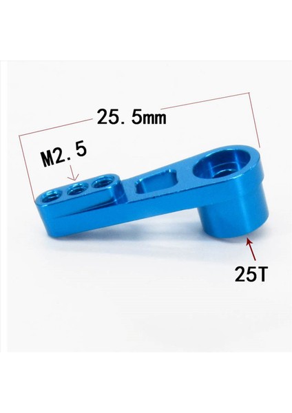 2x 25T Servo Kol Korna Servo Çekme Çubuğu Wltoys A959 A959-B A949 A969 A979 Rc Araba Yükseltme Parçaları Aksesuarları Mavi (Yurt Dışından) fırsatları