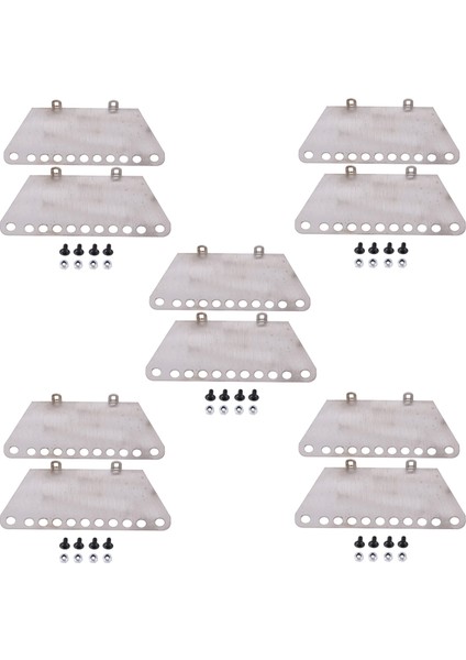 Mn Mn D90 D91 D99S MN99S Için 10X Metal Pedal Yan Plaka Kaydırıcısı 1/12 Rc Araba Yükseltme Parçaları Aksesuarları (Yurt Dışından)