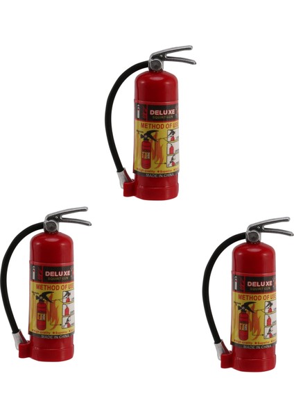 3x Rc Dekorasyon Metal Mini Yangın Söndürücü 1/10 Rc Prıger Axıal SCX10 90046 Traxxas Trx4 Tamiya D90 Kırmızı (Yurt Dışından)