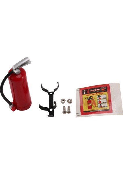 3x Rc Dekorasyon Metal Mini Yangın Söndürücü 1/10 Rc Prıger Axıal SCX10 90046 Traxxas Trx4 Tamiya D90 Kırmızı (Yurt Dışından) modelleri
