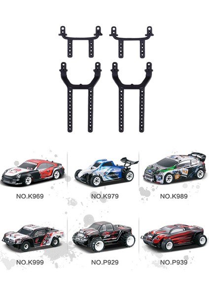 8pcs K989-50 K989-51 Wltoys Için Ön ve Arka Araba Kabuk Sütunu K969 K979 K989 K999 P929 P939 1/28 Rc Araba Parçaları (Yurt Dışından) fiyatları