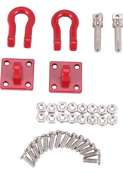 2 Çift Trailer Kancası 1 10 Ölçekli Aksesuar Rc Prıger Scx-10 Kamyon (Yurt Dışından) modelleri