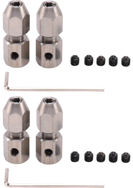 4pcs Rc Tekne Esnek Kuplaj Cnc Paslanmaz Çelik Flex Collet Kuplör 3 18X4MM (Yurt Dışından)