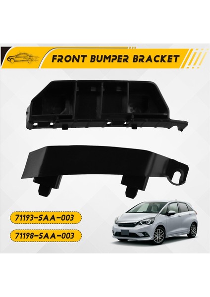 Honda Fit Jazz 2005-2008 Gd1 Gd3 Için Araç Ön Tampon Ara Parçası Braketi (Yurt Dışından) fırsatları