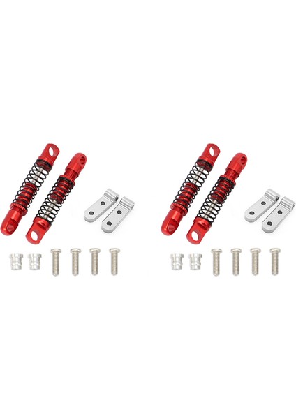 Wpl D12 Için 4x Rc Araç Metal Arka Şok Emici Damper Montaj Sabit Koltuk Yükseltmeleri Parça Aksesuarları 1 (Yurt Dışından)