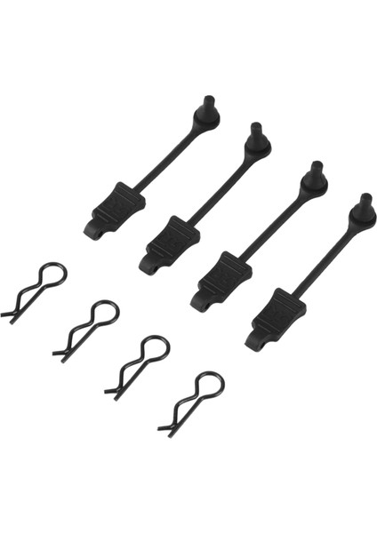 4pcs Kauçuk Gövde Klipsli Tutucu Kabuk Sabit Toka Kilit AR390165 1/10 Arrma Senton Granit Typhon Büyük Rock Vortiks (Yurt Dışından)